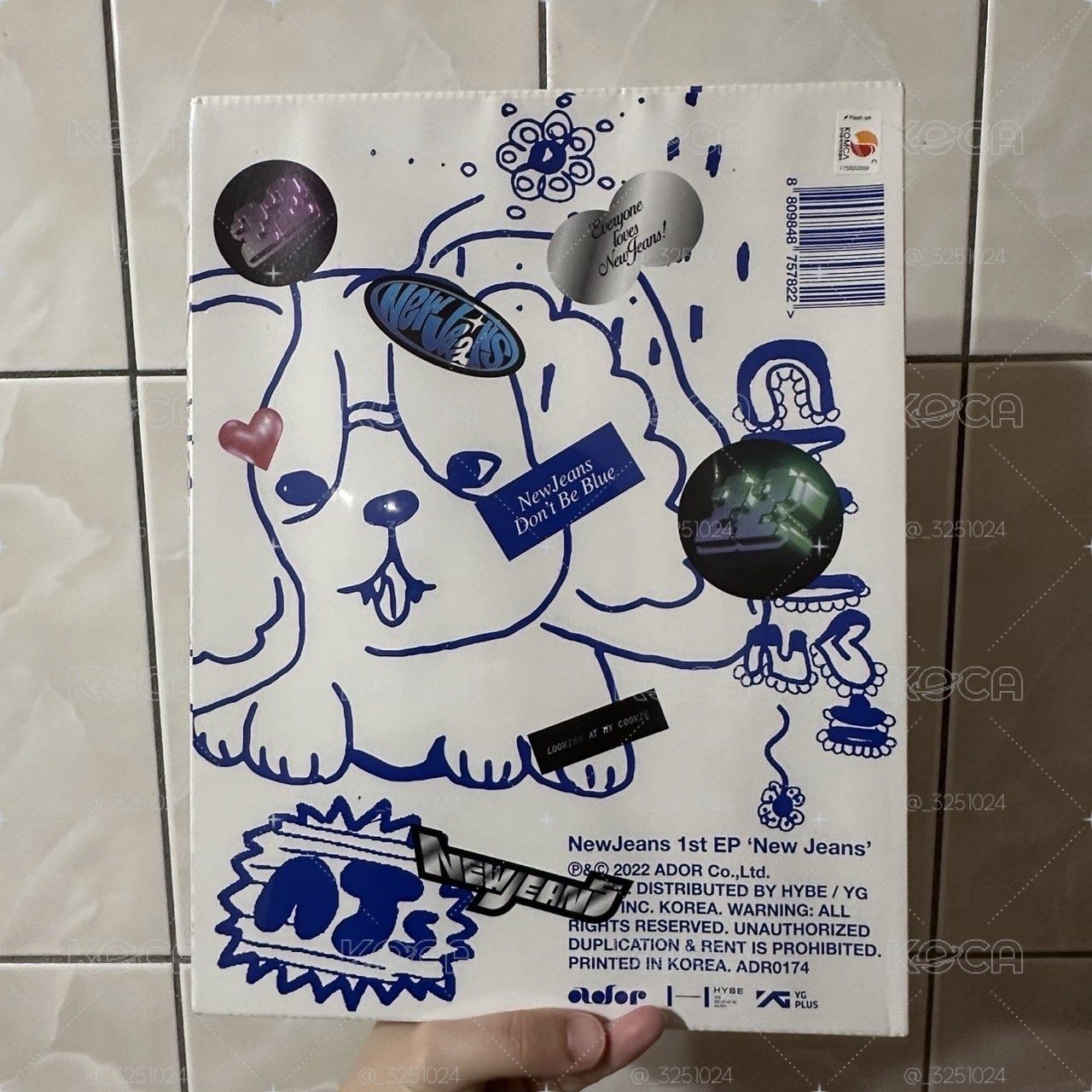 New Jeans 出道藍書 Dani版