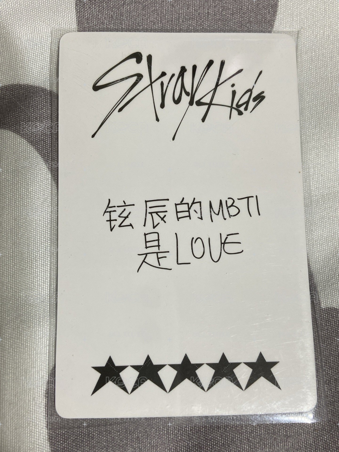 5-STAR yzy 3.0 特典卡 