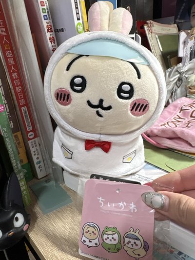 二手拆擺 雨衣兔S娃 有吊牌留存