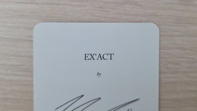 [一對Chen] EX'ACT 專輯卡