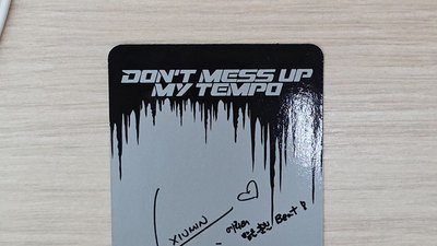 [異瞳 Xiumin] Tempo 專輯卡