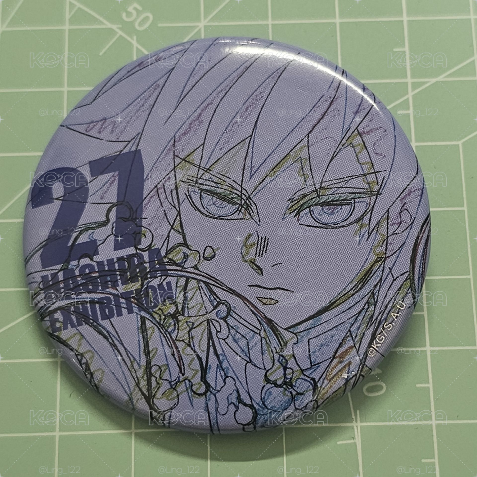 義勇 柱展 線稿圓徽 