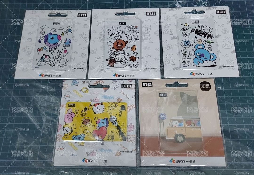 20元起標 BT21 KOYA 交通卡