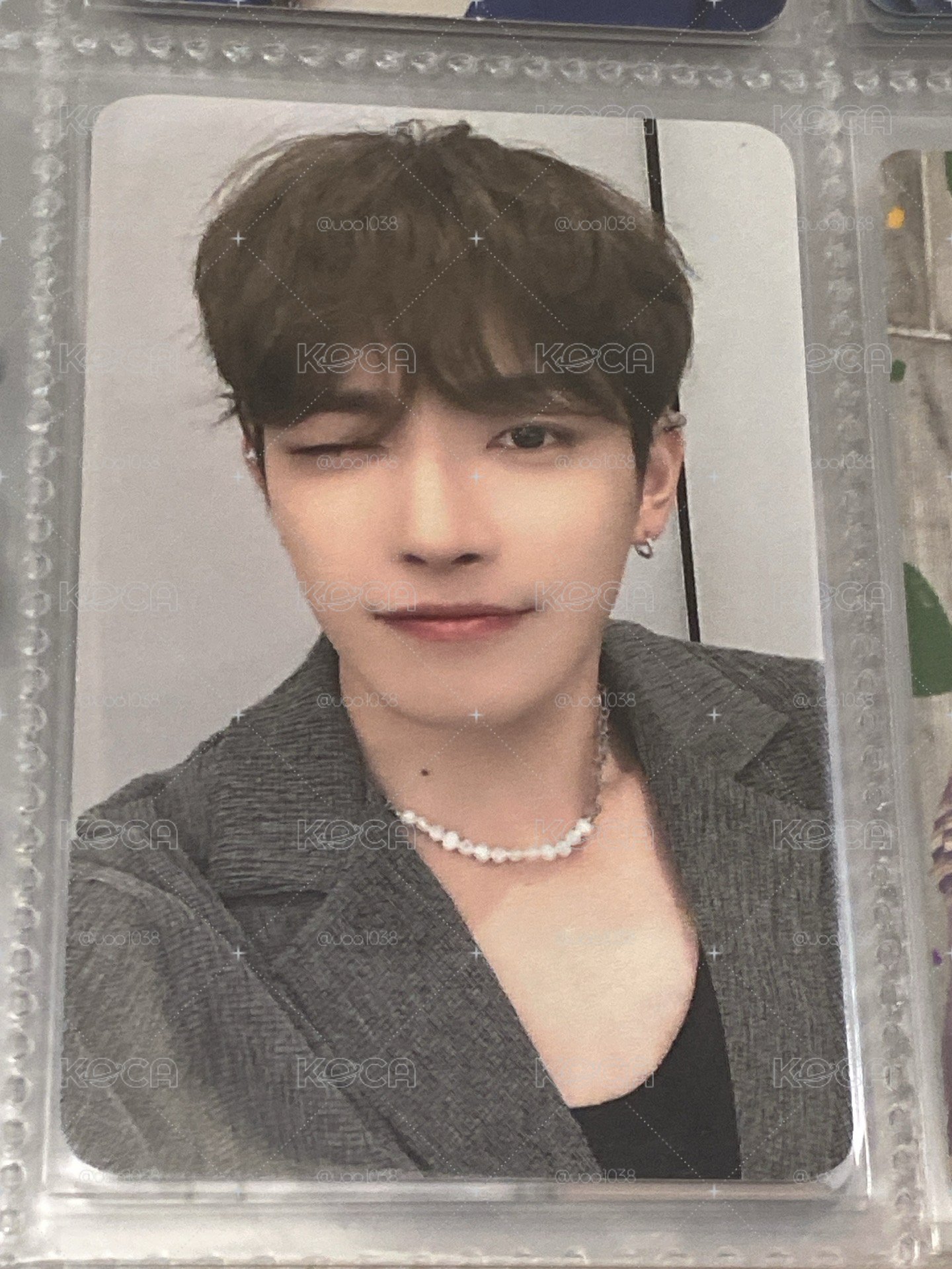 Ateez Outlaw everline 特典卡 弘中