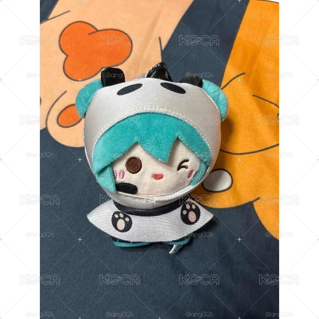初音未來 雨衣系列盒玩吊娃 確認款 熊貓