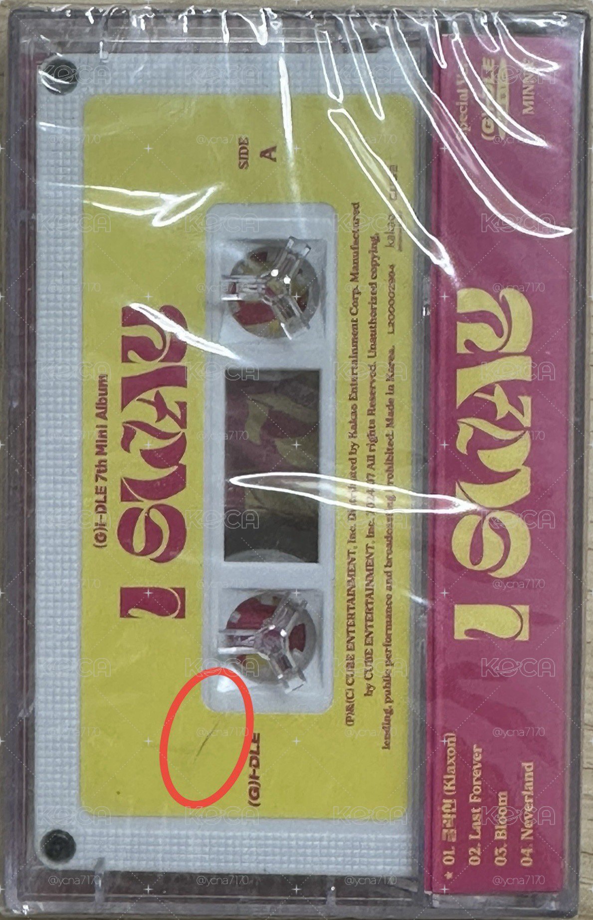 i-dle迷七卡帶