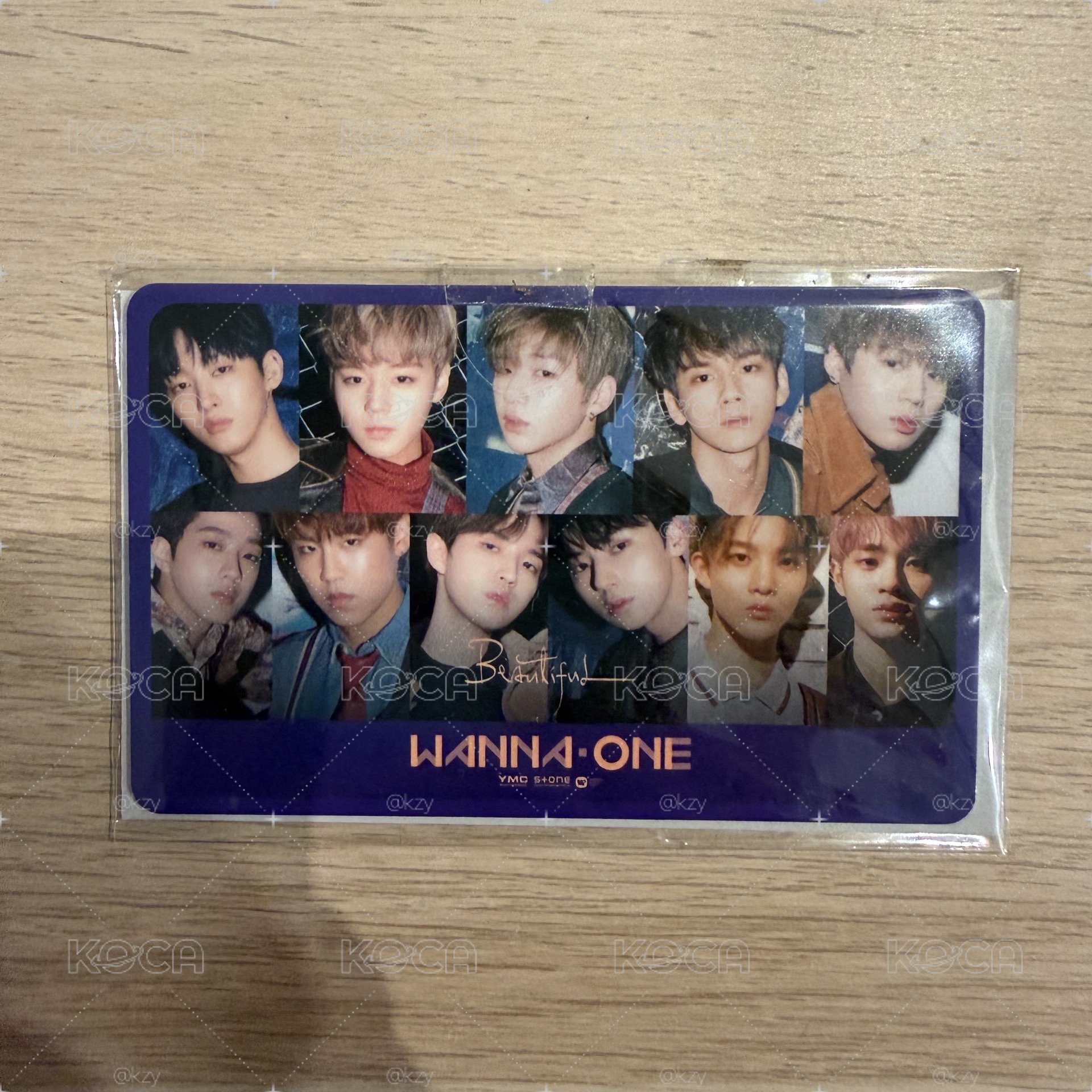 WANNA ONE Beautiful 一卡通 臺灣特典