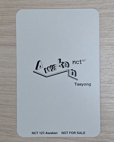 可議價 [Taeyong] Awaken 專輯卡