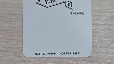 可議價 [Taeyong] Awaken 專輯卡