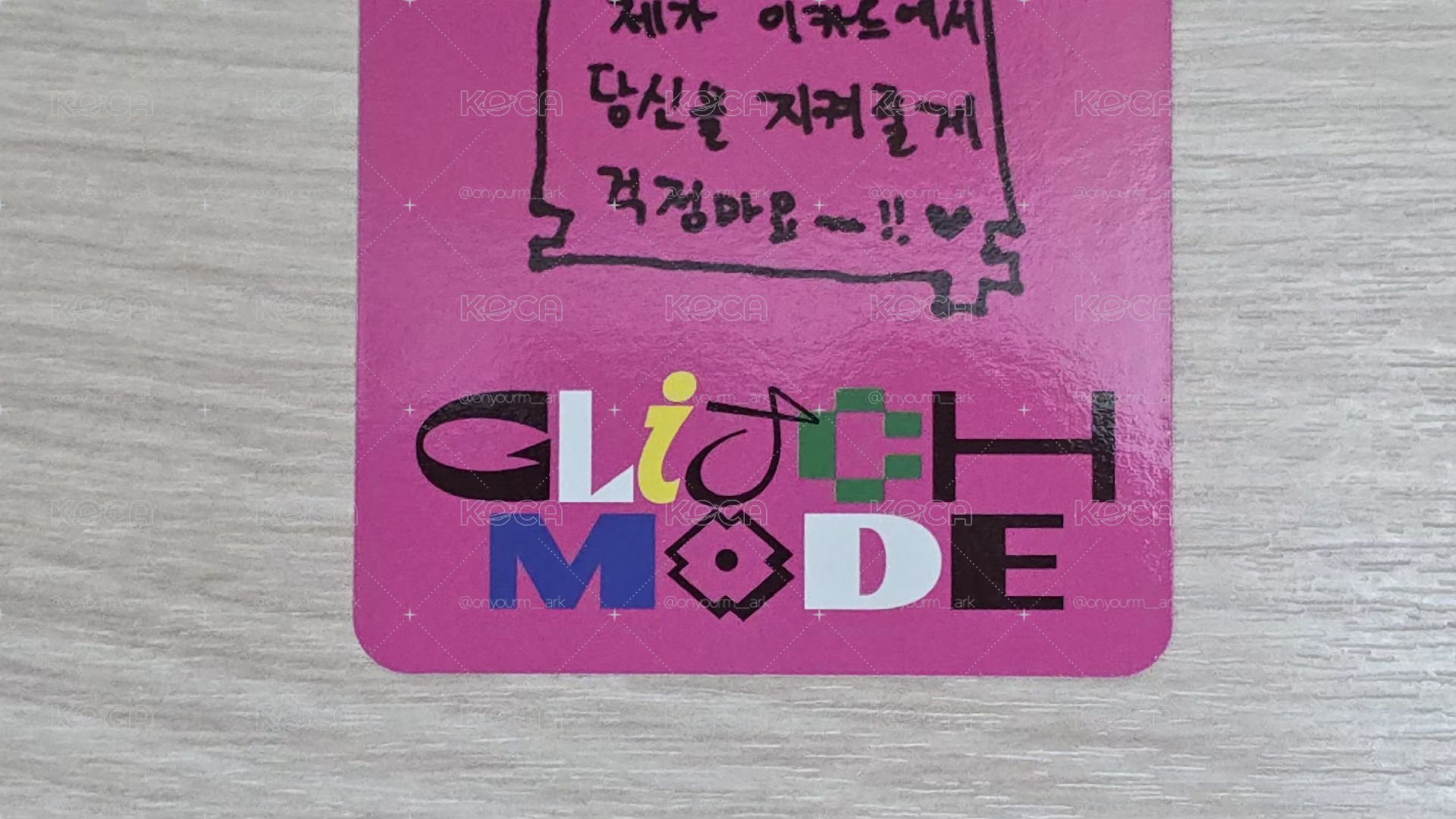 [Renjun] Glitch Mode 專輯卡 Glitch ver