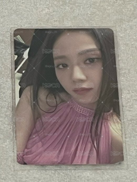 Jisoo ME yg線上簽售卡