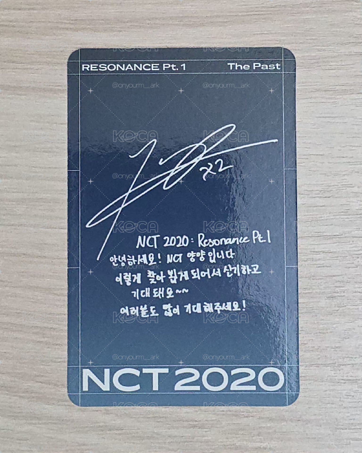 [揚揚] 2020 大隊 Pt.1 the past 專輯卡 pb