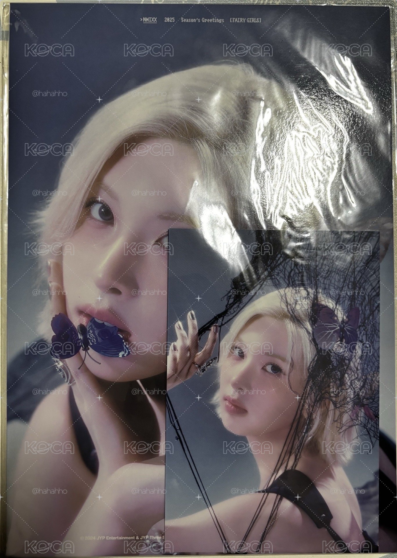 2025 NMIXX年曆 Bae&Jiwoo 海報 明信片固配