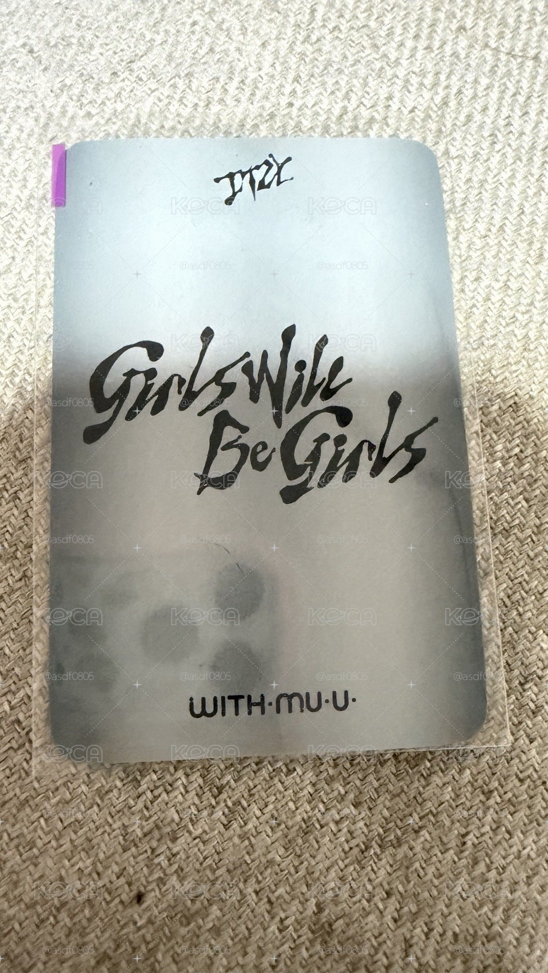 GWBG 迷十 wm 預售 特典卡 特別