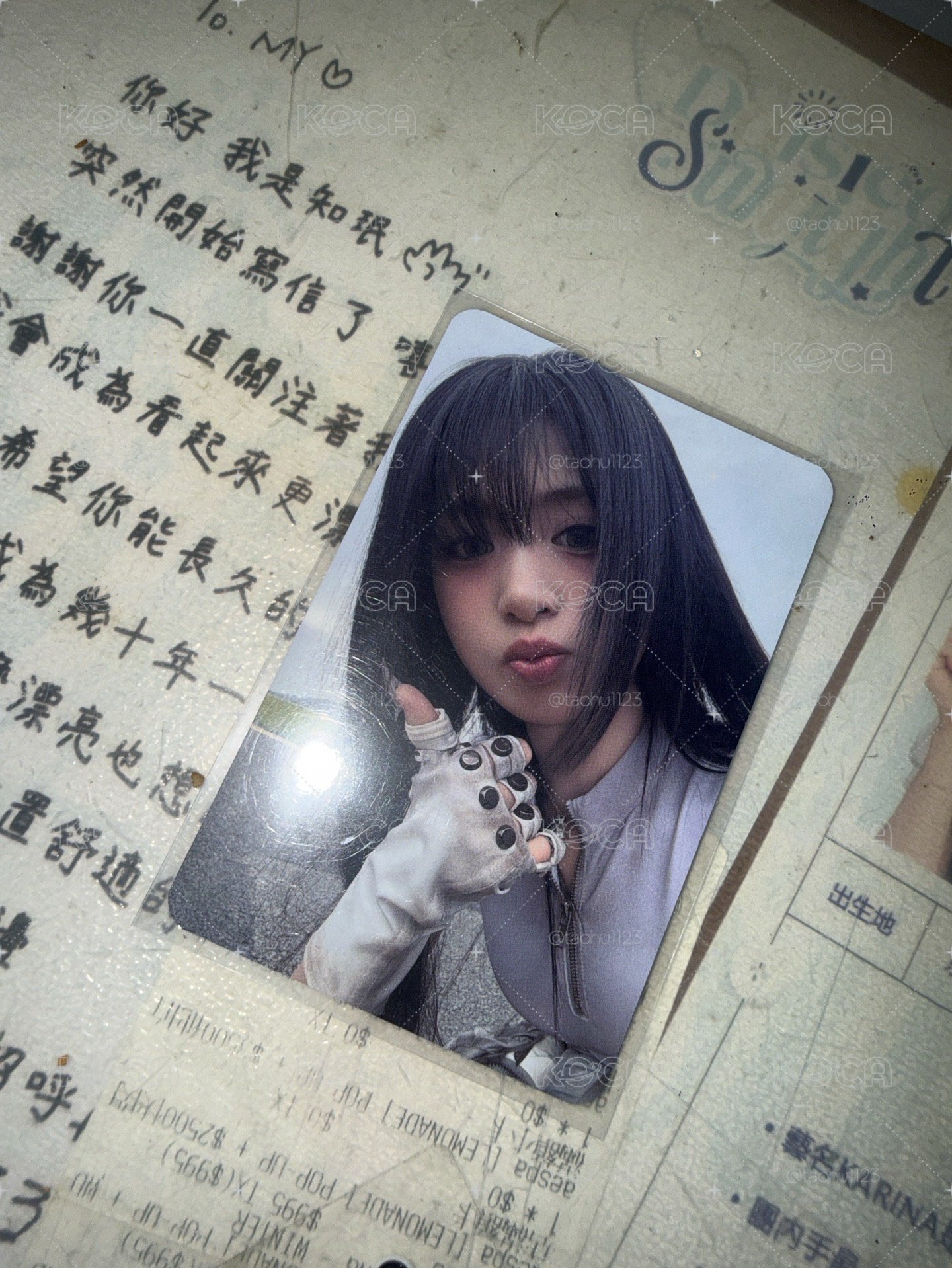  快閃店 單封 特典卡 b ver.