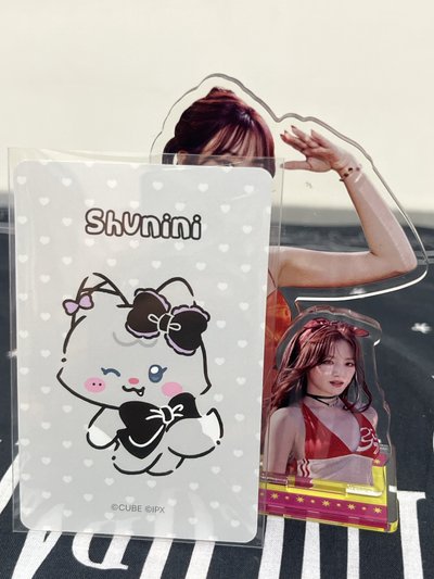 minini 快閃店 娃娃卡 刷刷 卡背shunini