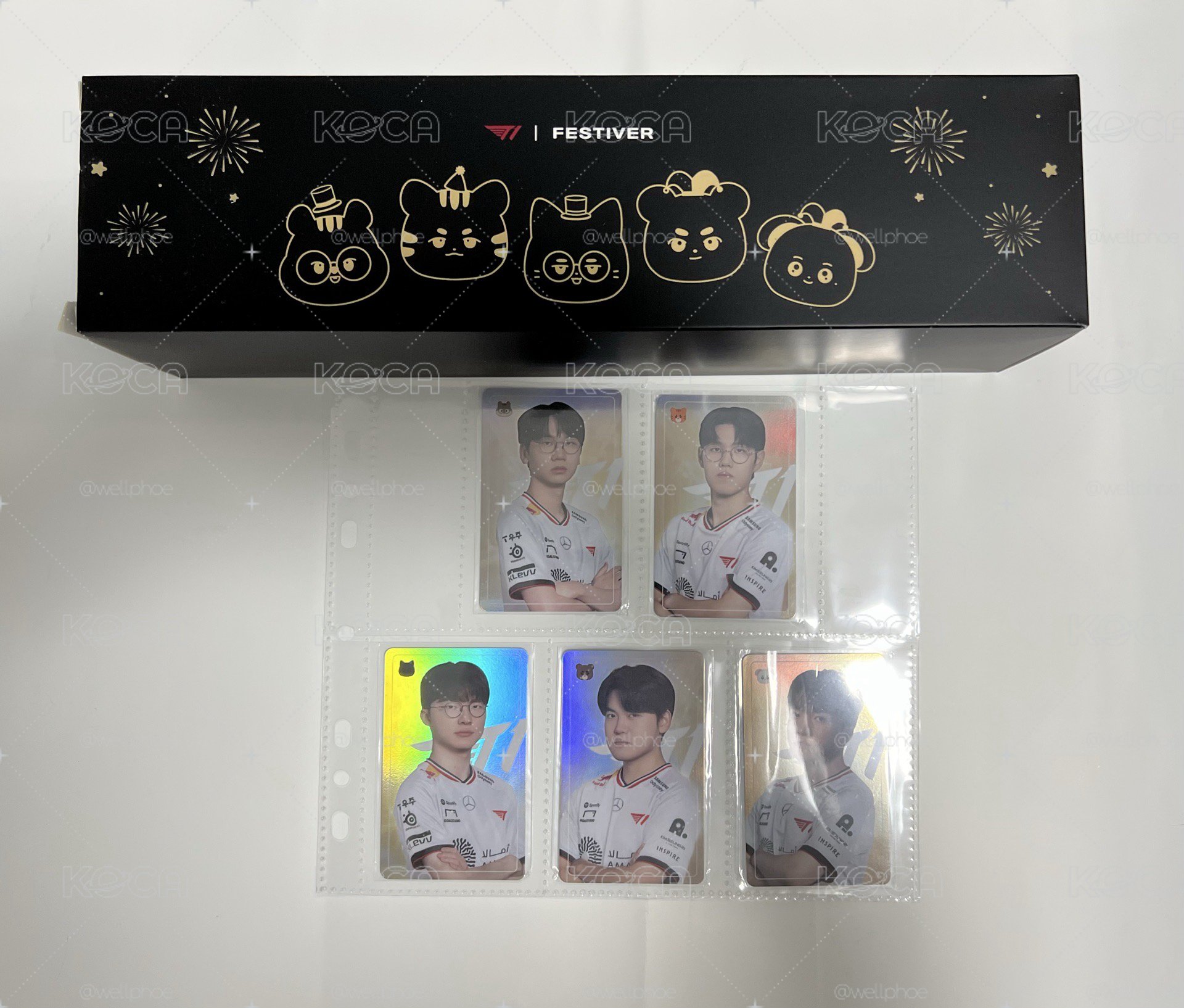 T1xFestiver聯名卡一套+滑鼠墊