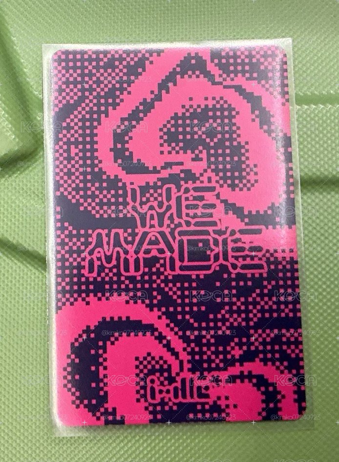 Idle 田小娟 WE MADE小卡