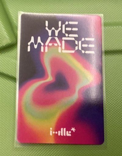 Idle 田小娟 WE MADE小卡