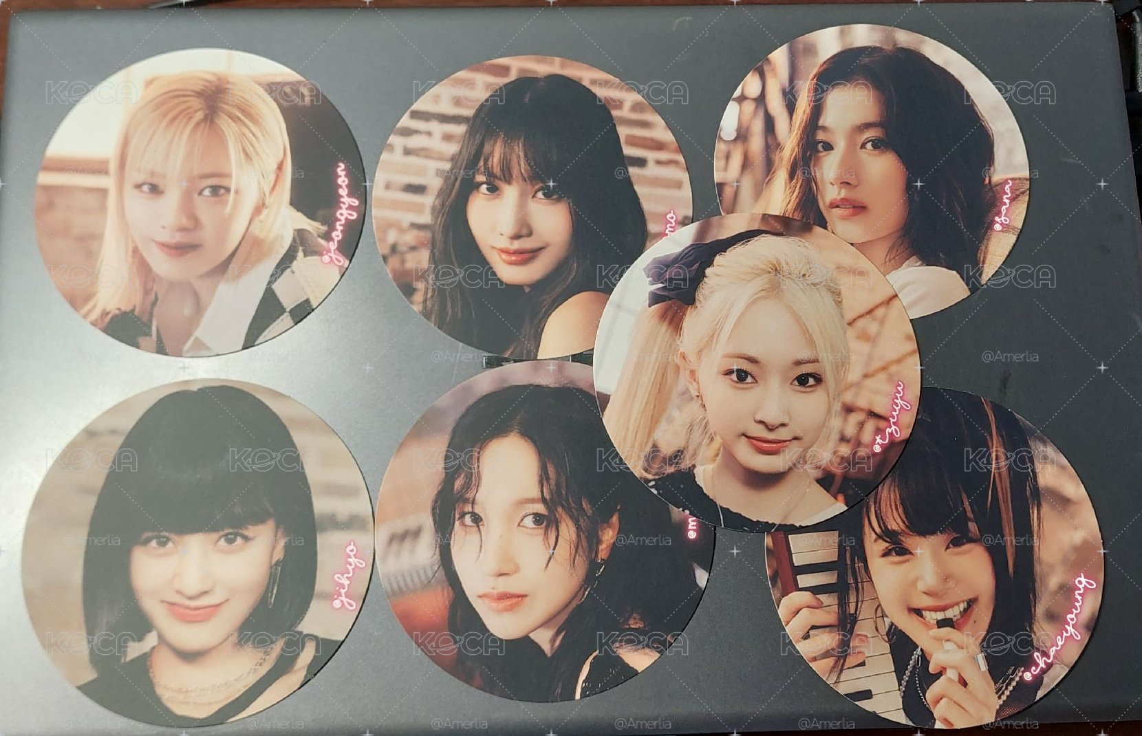 20元起標 TWICE 23‘年曆 杯墊