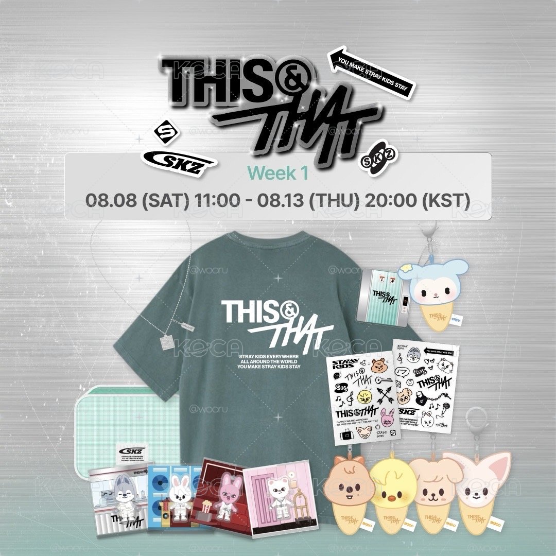 第一週 SKZ “THIS & THAT “ 二