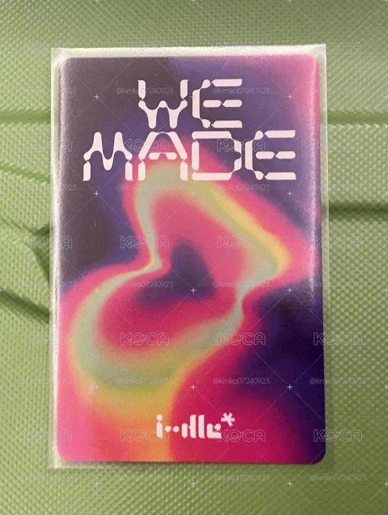 Idle minnie We made小卡