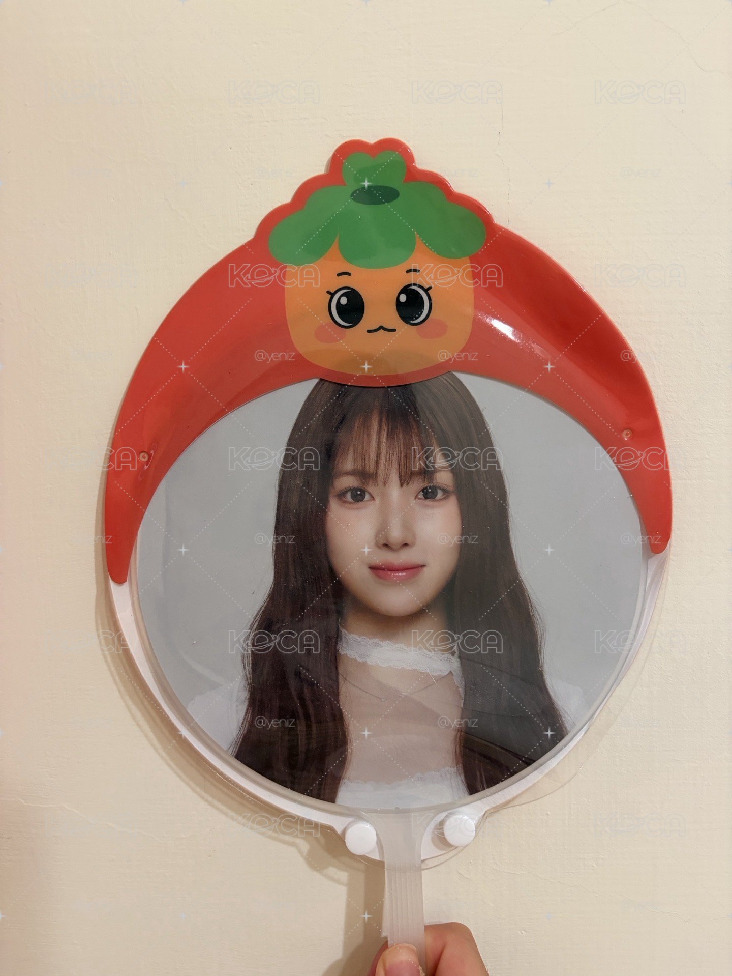 NMIXX JIWOO 大王扇+扇套