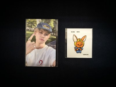 TXT 然竣 YEONJUN NO LABELS：PART 02 快閃店 幸運卡 黃春貼紙
