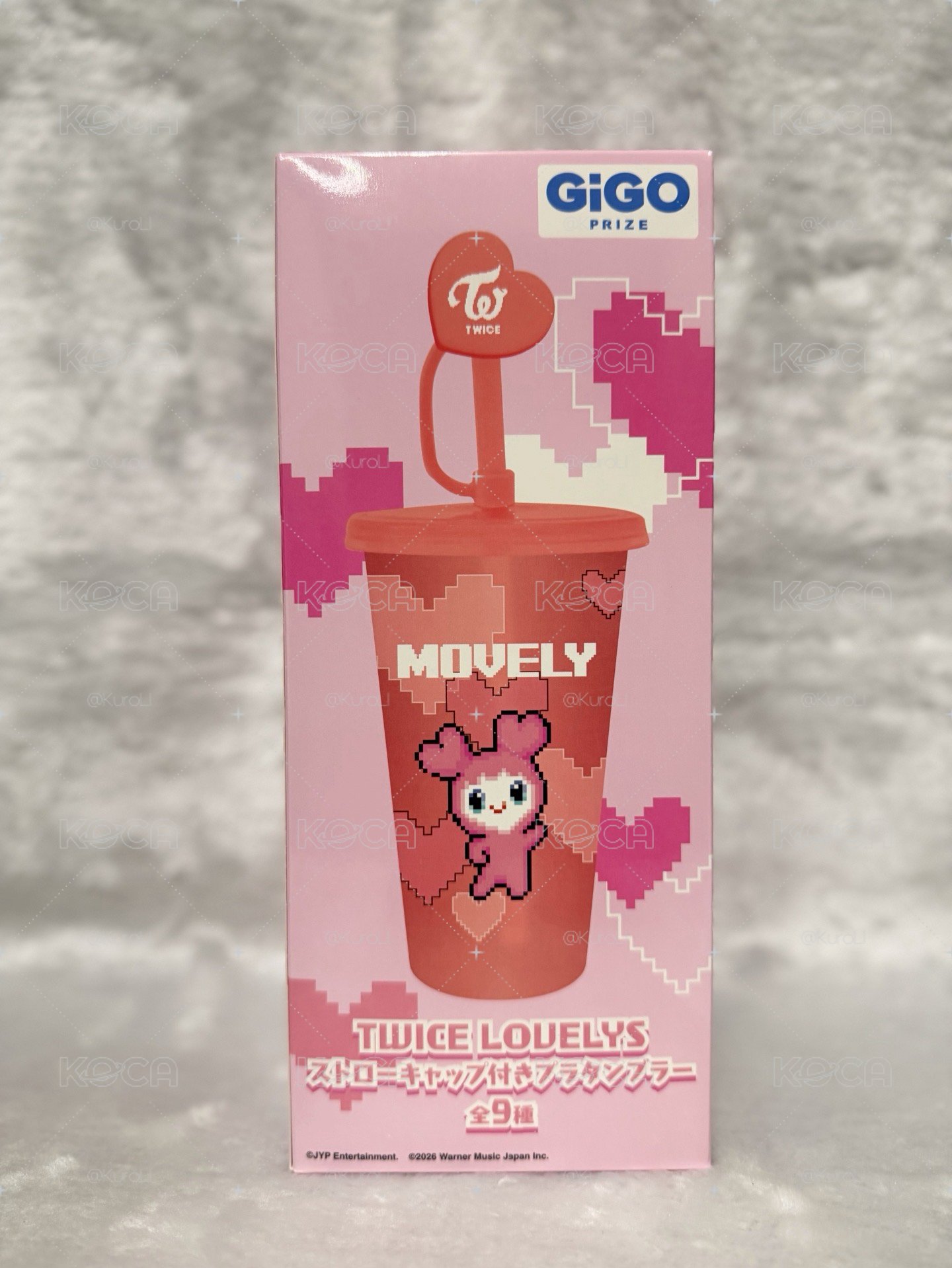 MOMO🩷吸管隨行杯 • 日本限定GIGO（全新未拆）