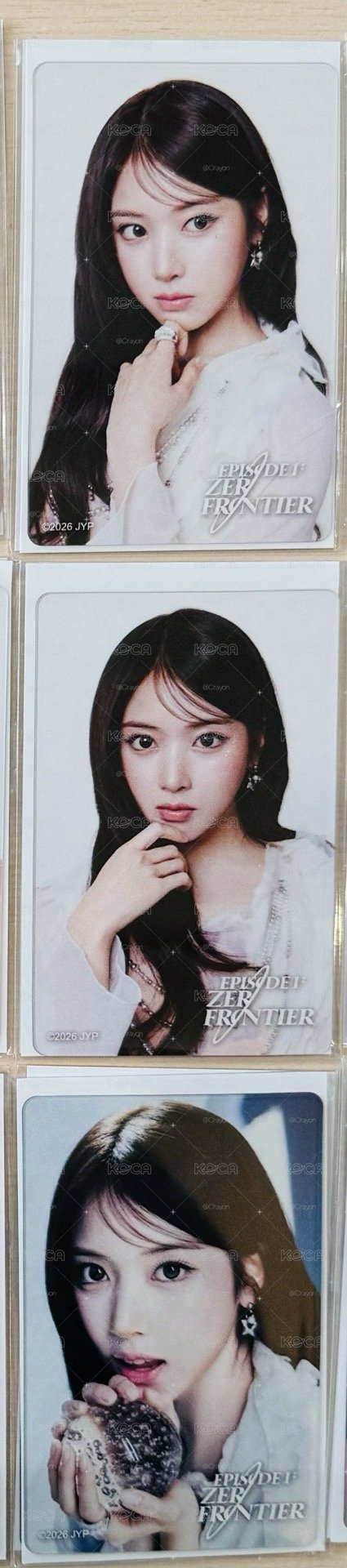 JIWOO 日場線下一番賞透卡三張
