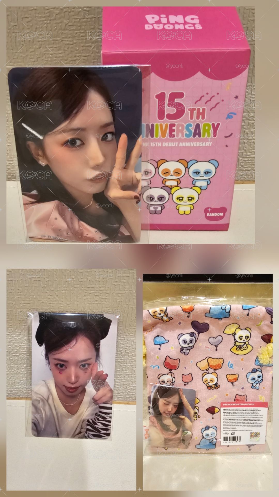 APINK 15th anniversary pingdoongs周邊 南珠set
