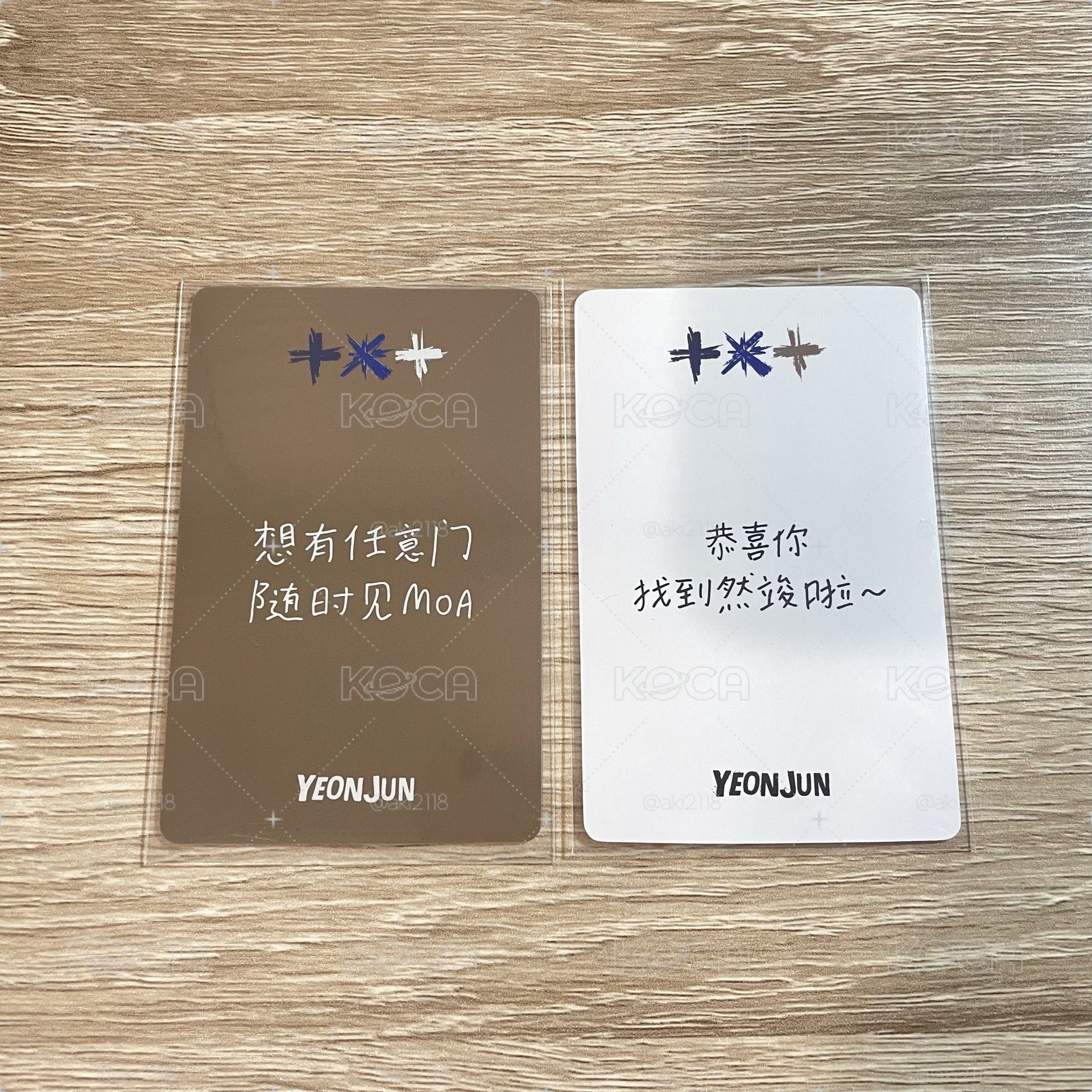 正三 一直娛 簽售卡 特典卡 中文卡背