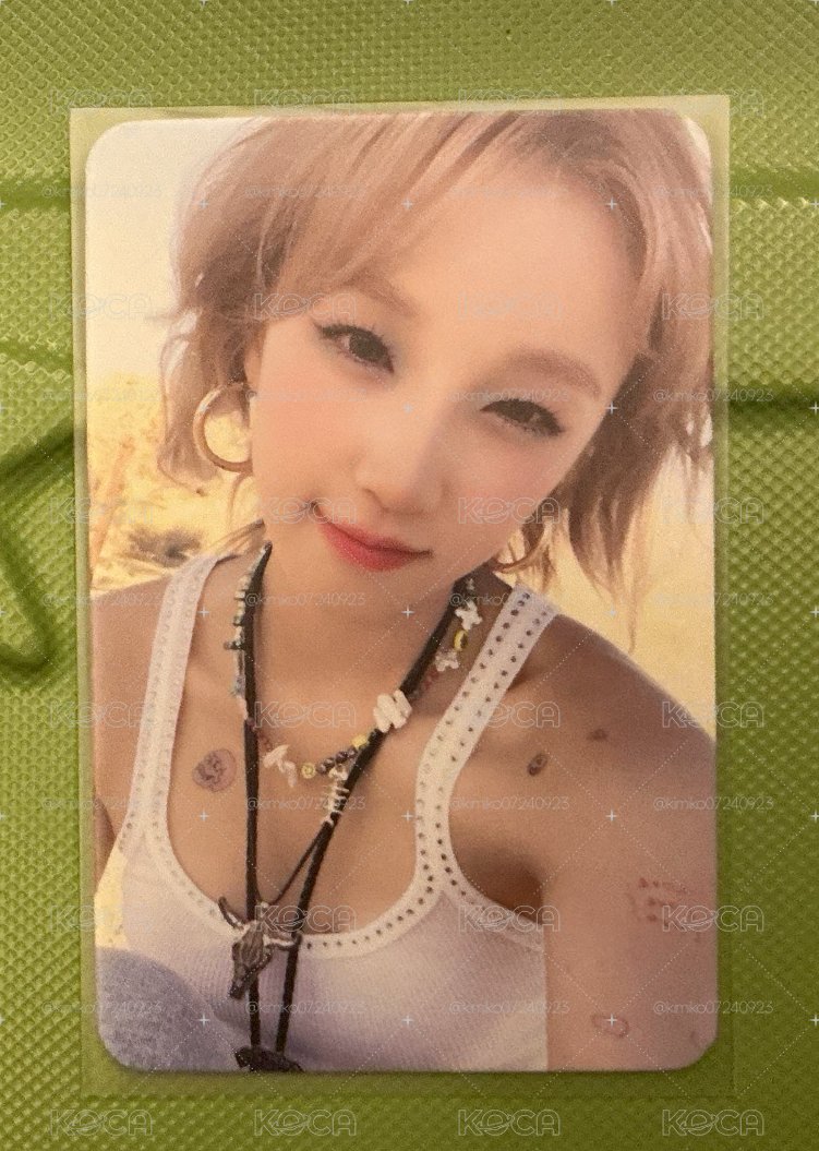 idle Yuqi lucky draw小卡