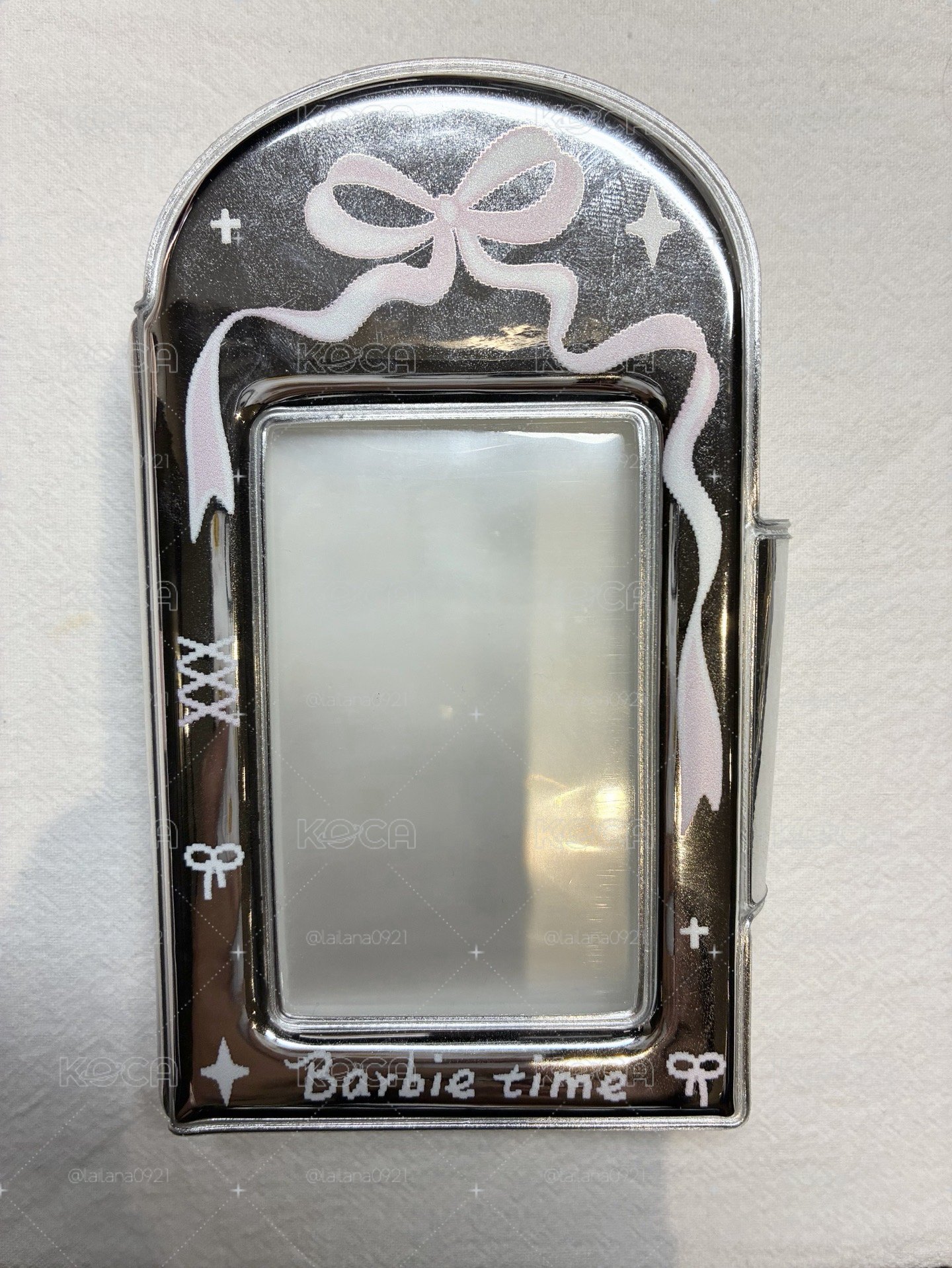 銀色蝴蝶結單格卡冊🎀