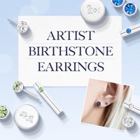 ARTIST BIRTHSTONE EARRINGS