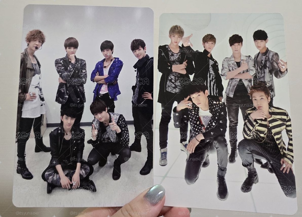 EXO-K EXO-M MAMA 團體大卡