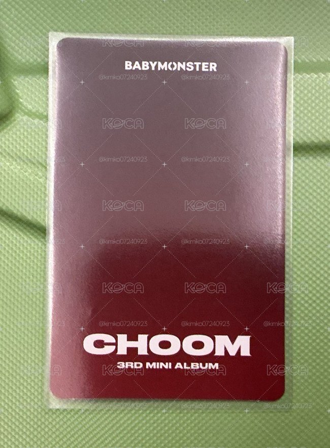 BABYMONSTER CHOOM Ruka小卡