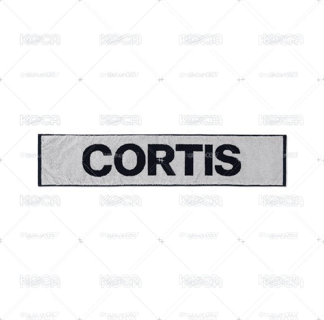 Cortis 巡演週邊毛巾 二販