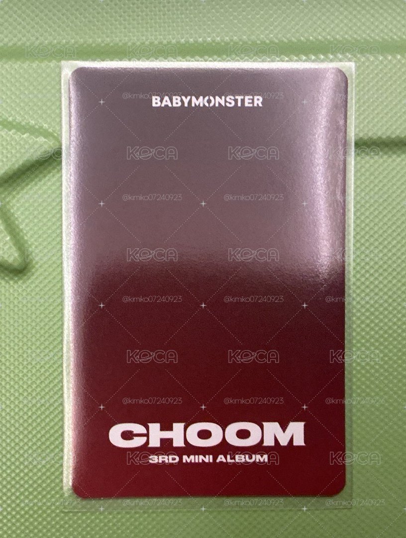 BABYMONSTER CHOOM Rami小卡