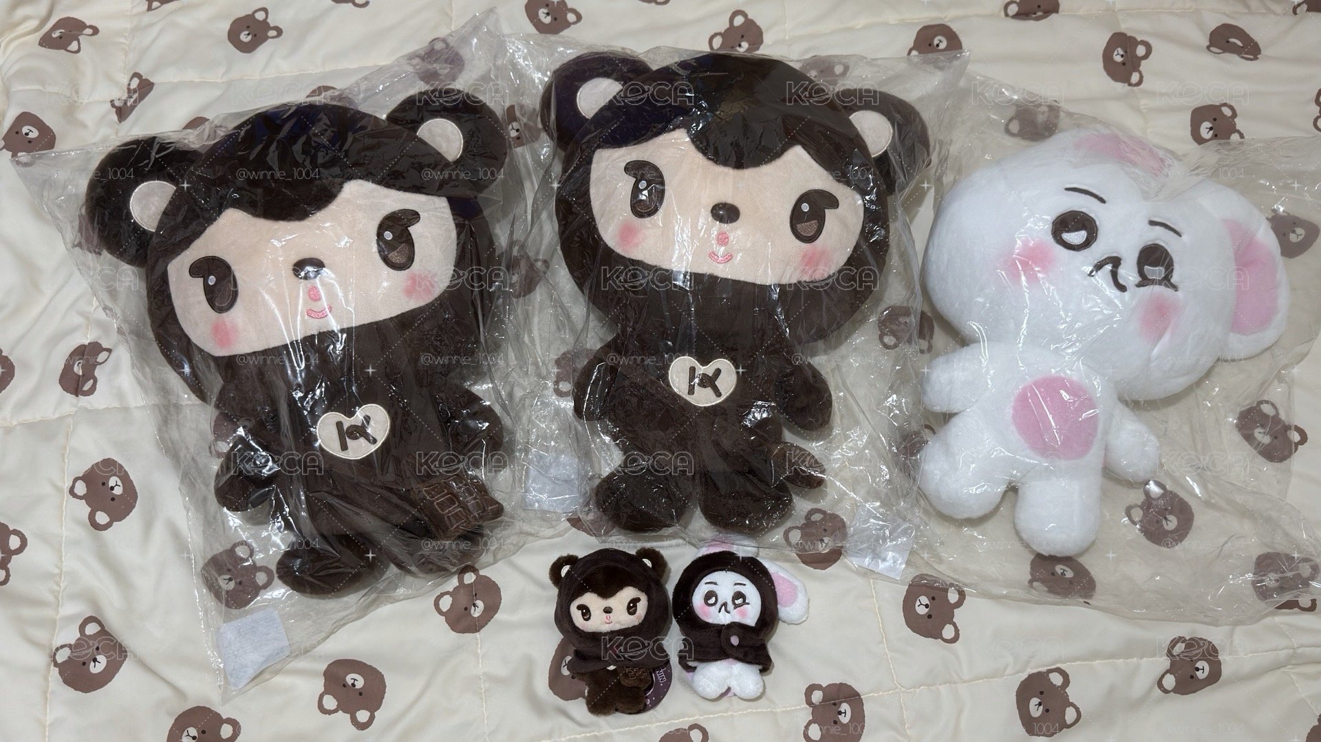 EXO 六巡大娃 COTTONEE/NINI BEAR & 正八快閃證件照 & 香港線上K4 LD
