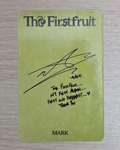 [Mark] The Firstfruit 專輯卡-Trilgogy ver.