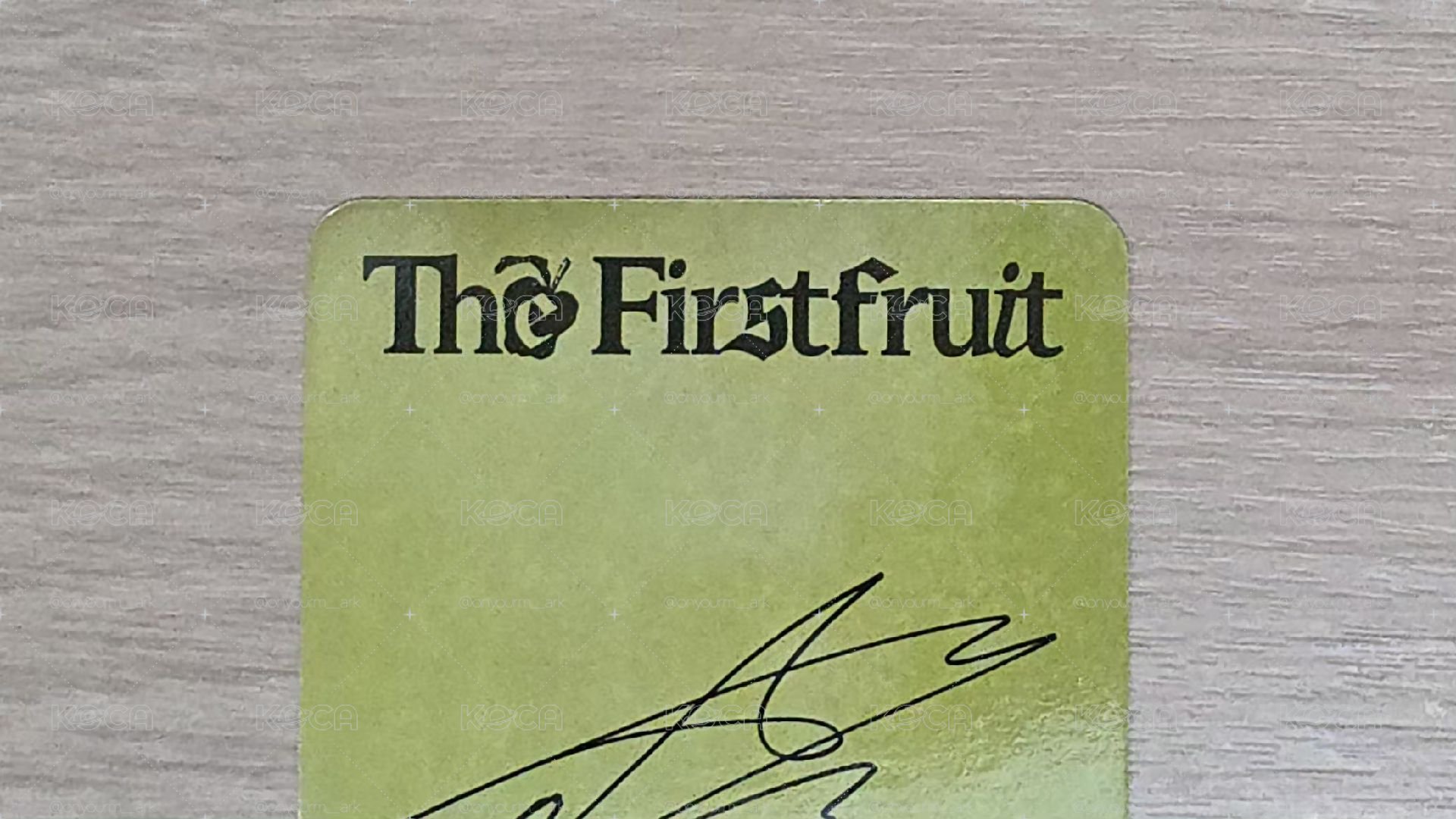 [Mark] The Firstfruit 專輯卡-Trilgogy ver.