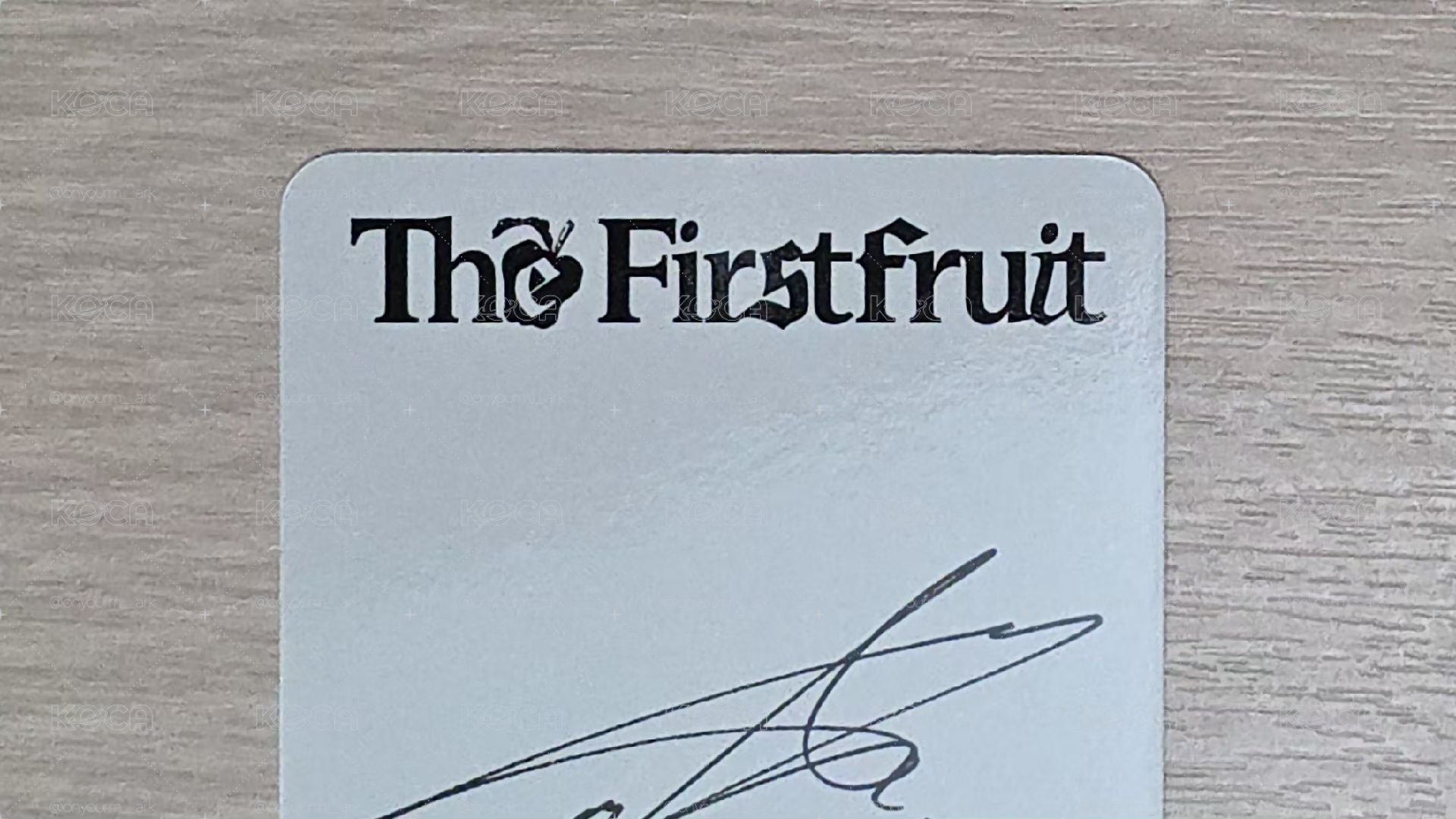 [Mark] The Firstfruit 專輯卡 photobook ver.