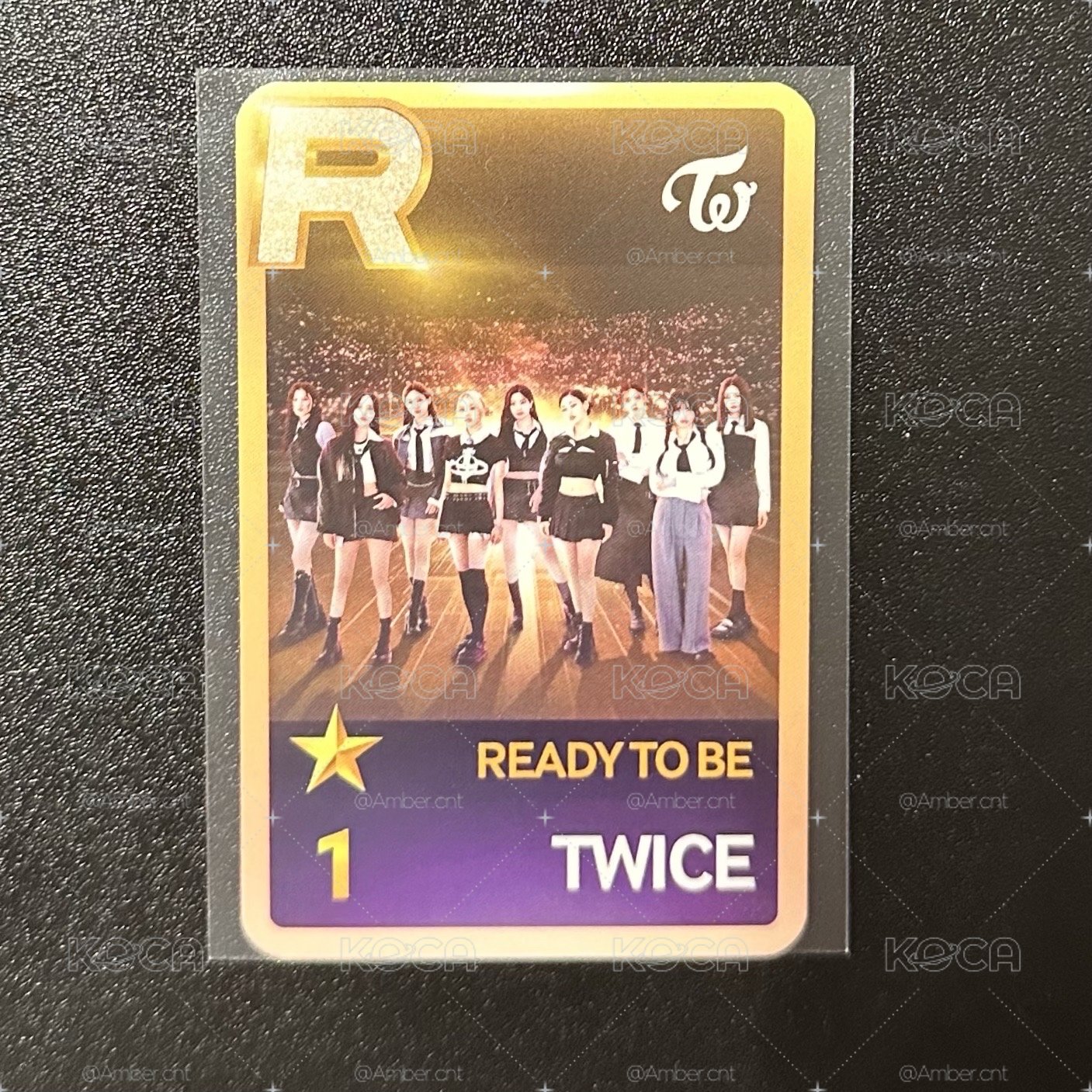 TWICE READY TO BE 遊戲團卡