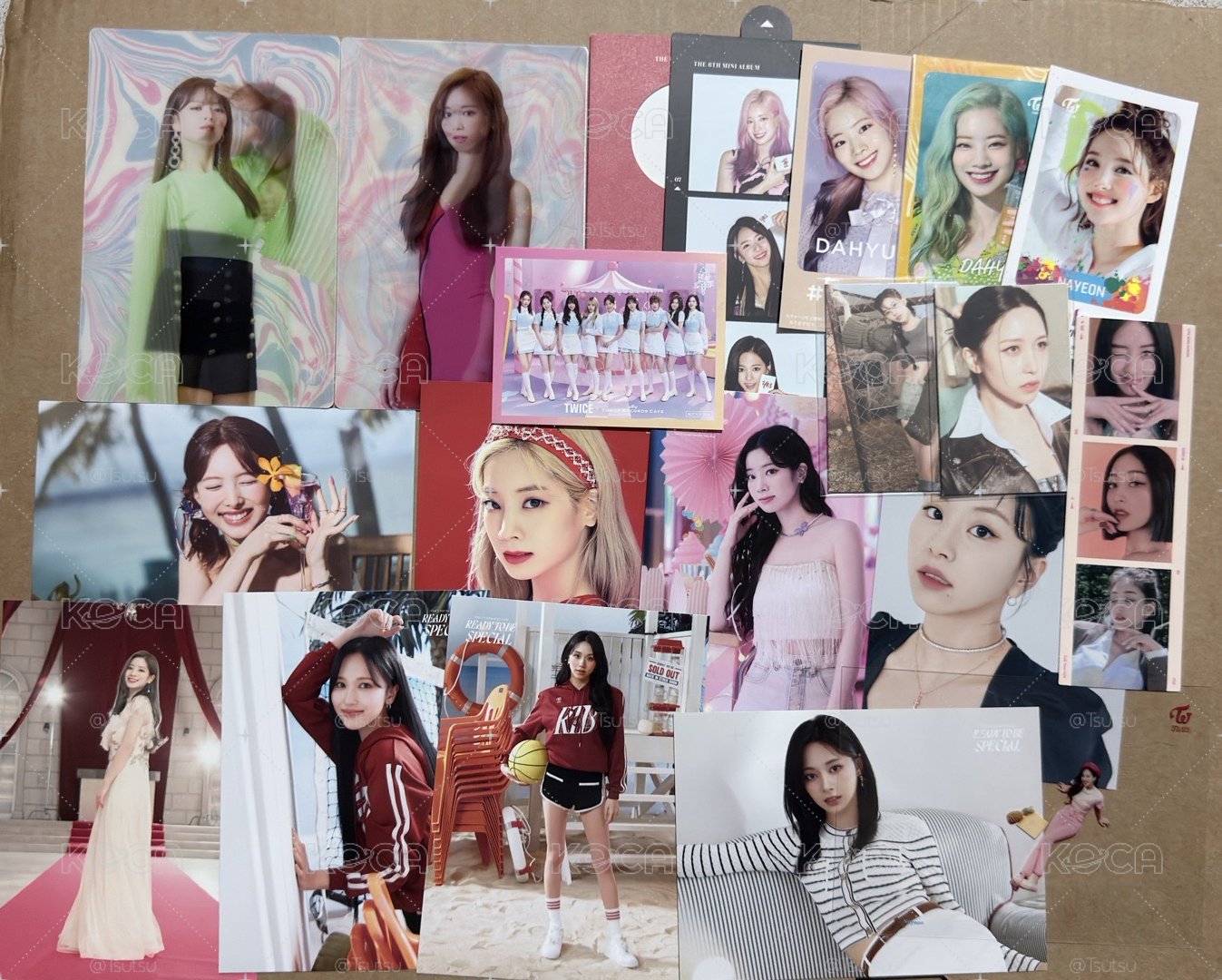 (現貨整圖出 一日左右寄出）TWICE 日本 日巡 特典 大卡 明信片 日專 貼紙 透卡 子瑜 娜璉