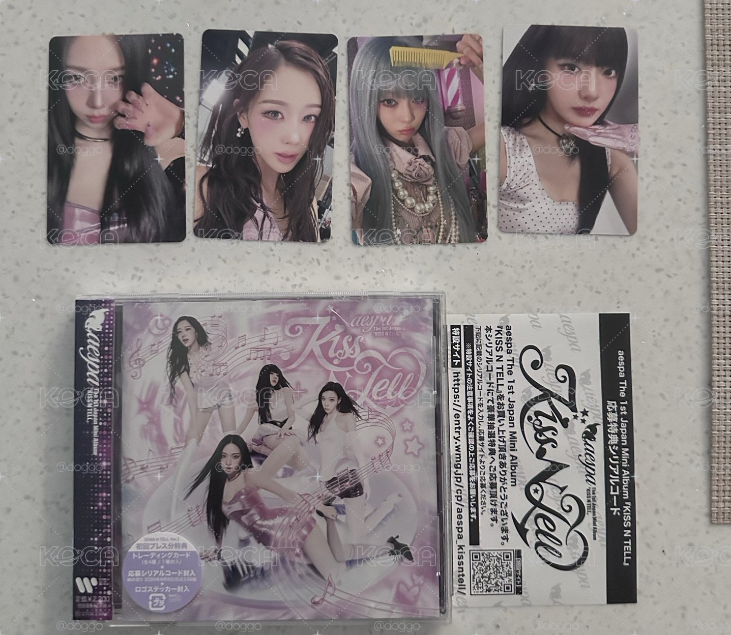 （有廠損）kiss n tell版未拆+ec特典 多送應募券