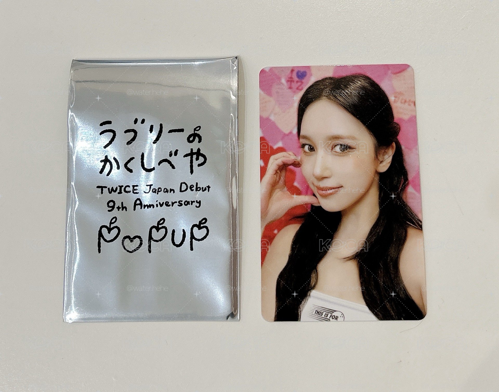 MINA TWICE 日本九週年滿額卡