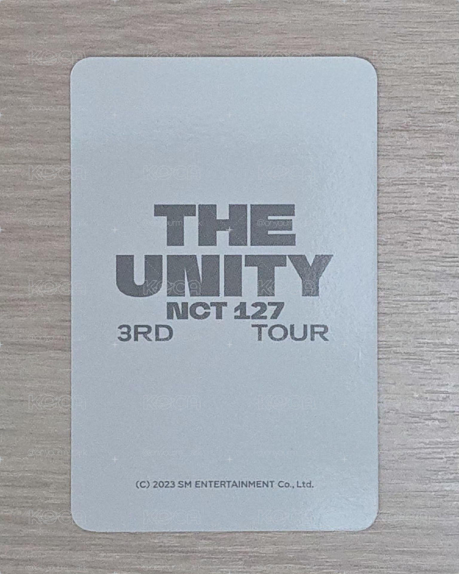[Mark] 三巡THE UNITY 海星 周邊卡