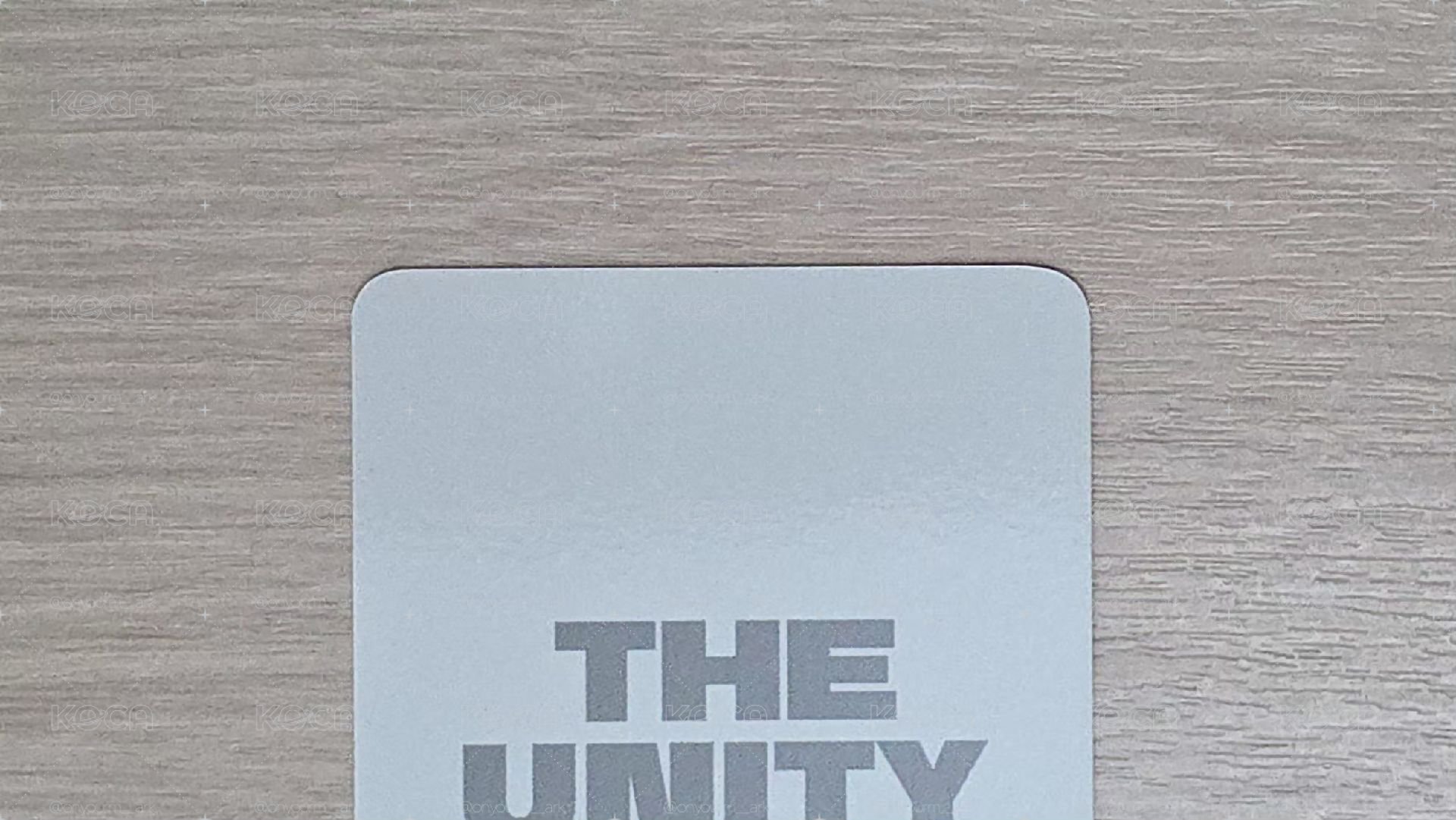 [Mark] 三巡THE UNITY 海星 周邊卡