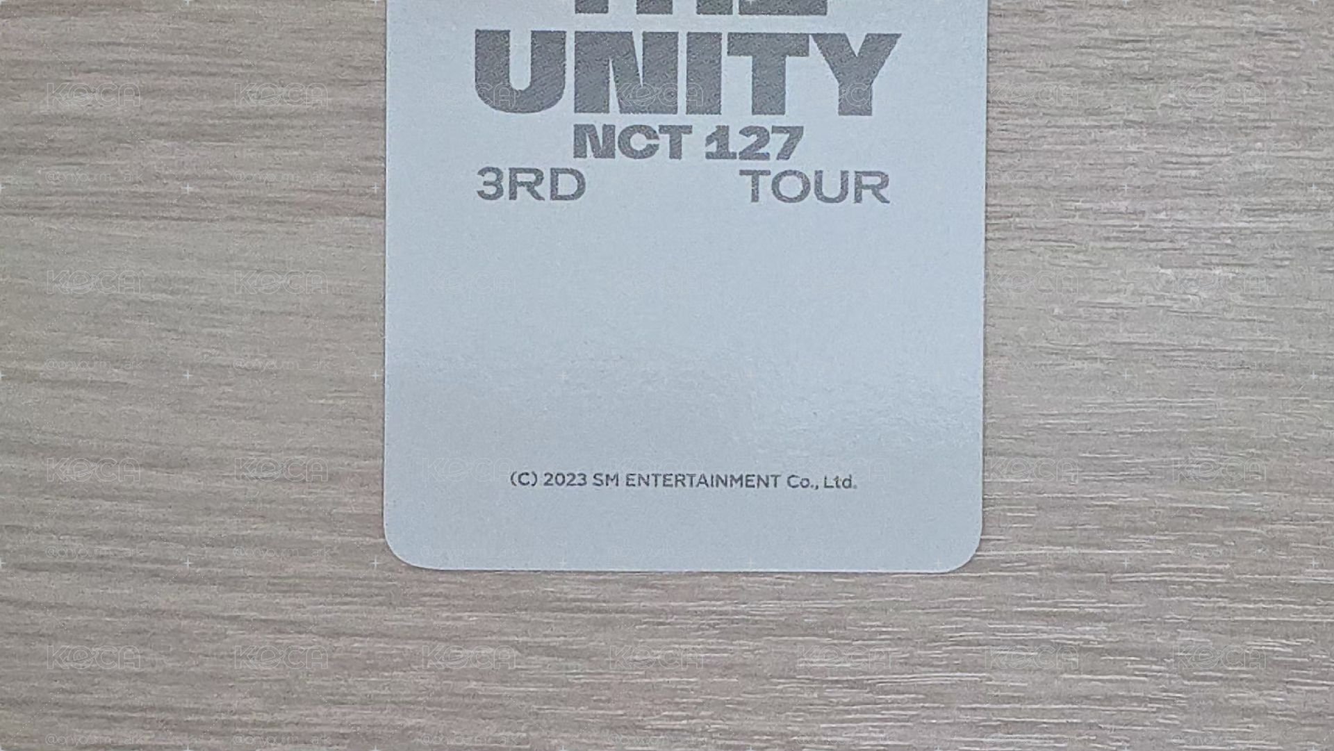 [Mark] 三巡THE UNITY 海星 周邊卡